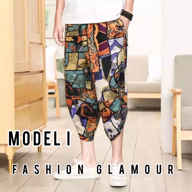 HR2I CELANA HAREM LINEN IMPORT SIRWAL PRIA JEPANG HARAJUKU