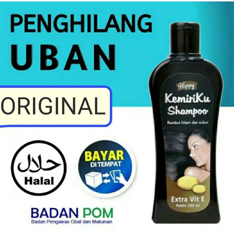 penghilang uban shampo kemiri kemiriku  happy shampoo penghilang uban terlaris saat ini