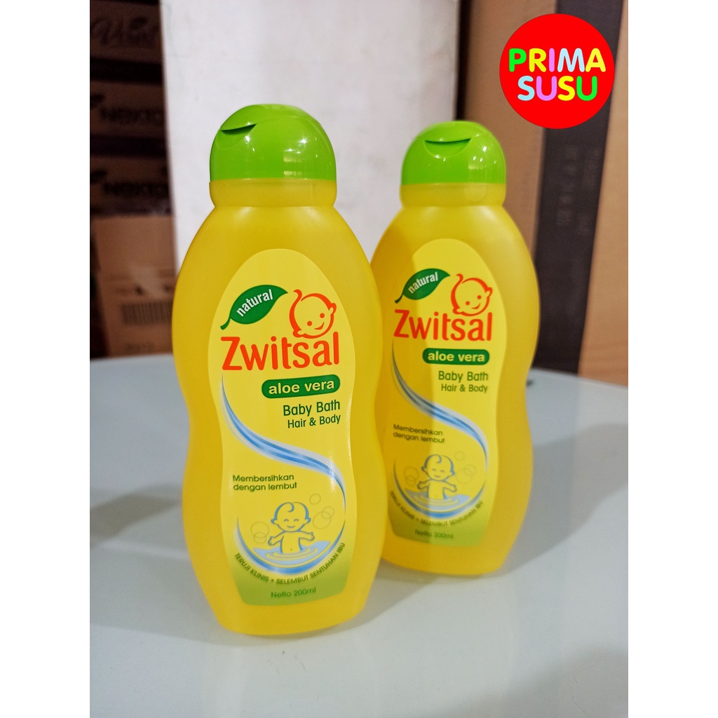 Zwitsal Baby Bath Hair and Body Aloe Vera 200 ML