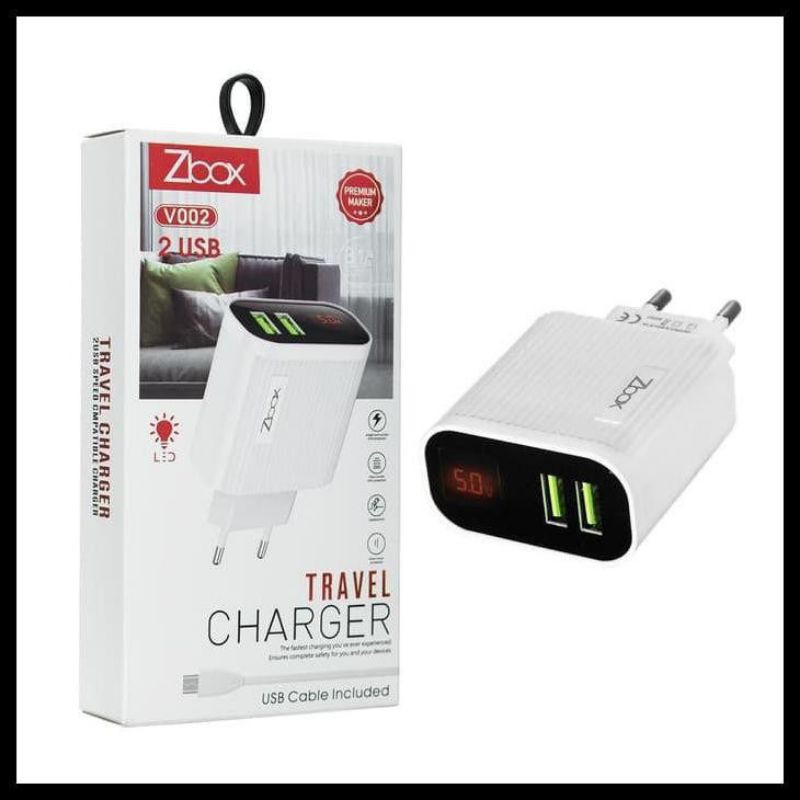 CHARGER ZBOX LCD 3.1A VOO2 FAST CHARGING
