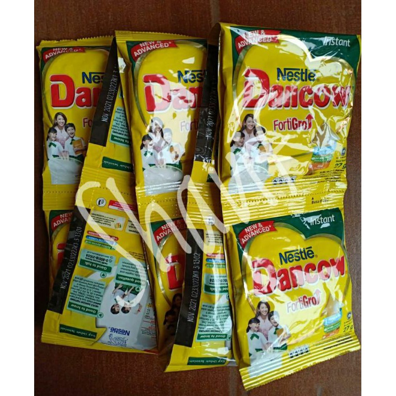 

(Dancow Instant) Grosir & Eceran Susu Dancow Forti Gro (Putih) Sachet (27 gr x 10 sct)