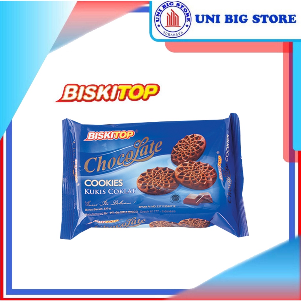 

Biskitop Chocolate Cookies 310 gr Coklat Kukis Cokelat