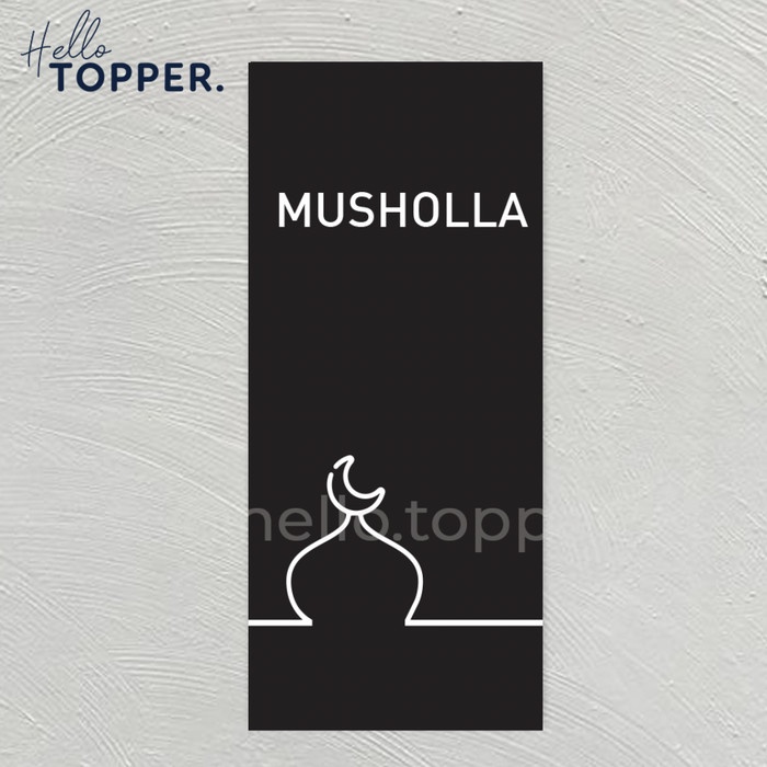 

Sign Label Akrilik Musholla | Ruang Musholla Acrylic Signage Elegan