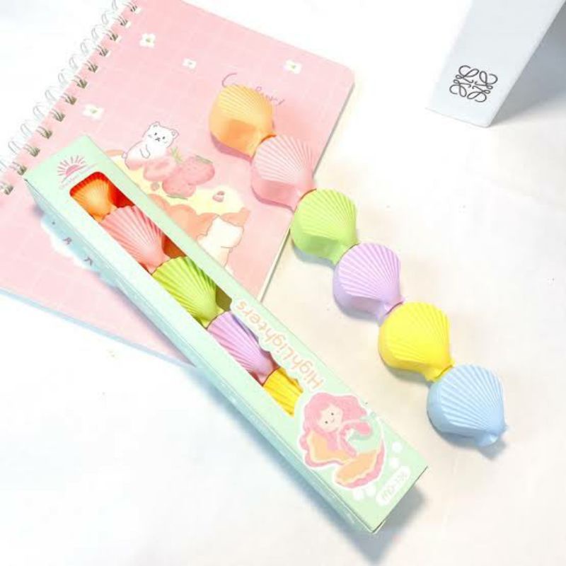 

GAEKOPEDIA || STABILO SET KERANG 5 WARNA HIGHLIGHTER PEN SET PENANDA