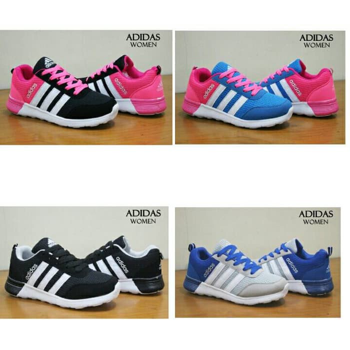 sepatu olahraga women wanita adidas running gym joging zumba