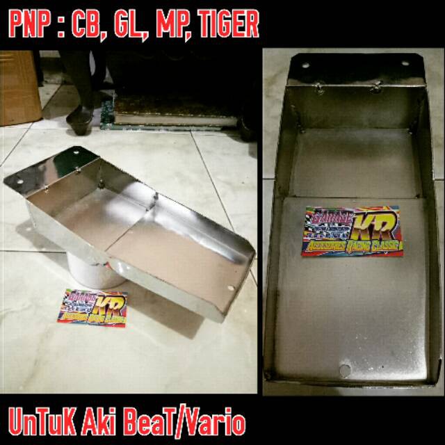 Tempat AKi PnP CB, GL, MP, TIGER Untuk ukuran aki Kering Beat/Vario