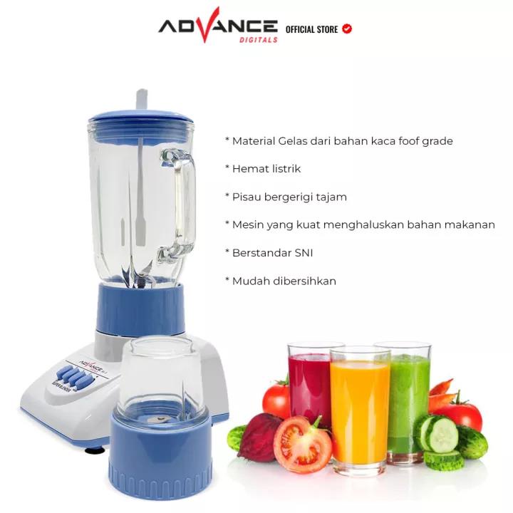 【Garansi 1 Tahun】Advance BL-2 Blender Kaca Mixer Kecepatan Variabel