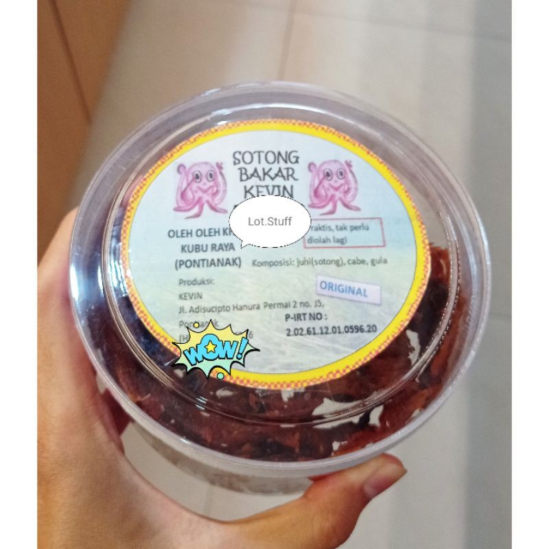 

Juhi/Jiu He/Sotong/Cumi Pangkong Garing Kevin Khas Pontianak Toples