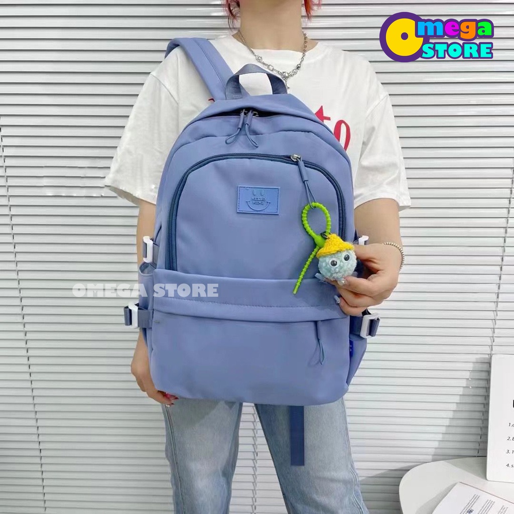 [O&amp;S] Tas Sekolah Anak SD SMP SMA Perempuan Free Gantungan Boneka Backpack Korea Fashion-OS248