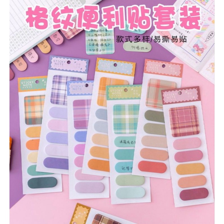 

Sticky Note Patern Korean Style Memo Pembatas Index Label