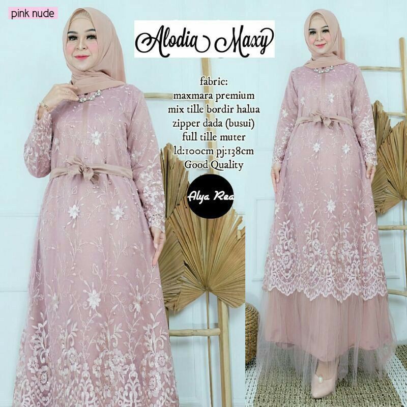 GAMIS BROKAT GAMIS KONDANGAN GAMIS RAMADHAN DRESS TILLE IMPORT GAMIS TILLE