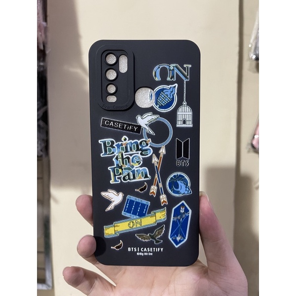 SILIKON PRO CAMERA MOTIF CASETIFY BTS FOR SAMSUNG VIVO XIAOMI REALME OPPO