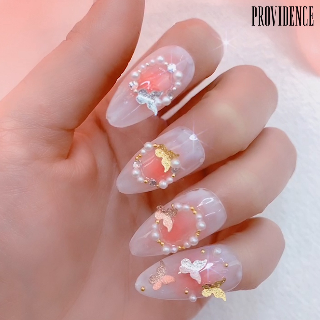 Providence Ornamen Kupu-Kupu Bahan Metal Untuk Dekorasi Nail Art