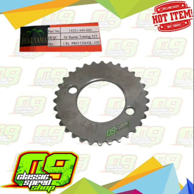 Gear Ger Timing Saja Kamprat GL Pro Series GL Pro Cdi GL100 FUKUYAMA