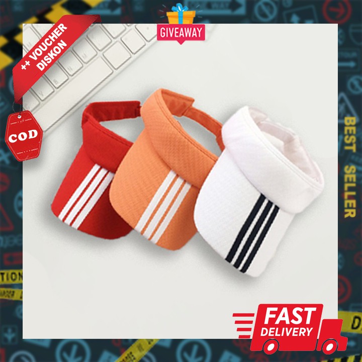 Topi Baseball Wanita Topi Senam Golf Olahraga Lari Cewek Murah Original import Bolong Atas 02A