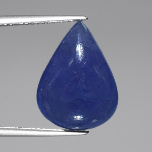 12.27ct 17.5x13mm Pear Cabochon Violet Blue TANZANITE, Tanzania TZ104