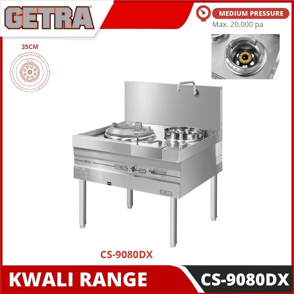 KWALI RANGE GETRA CS-9080DX KOMPOR STAINLESS RESTORAN KUALI 1 TUNGKU CS 9080 ORIGINAL
