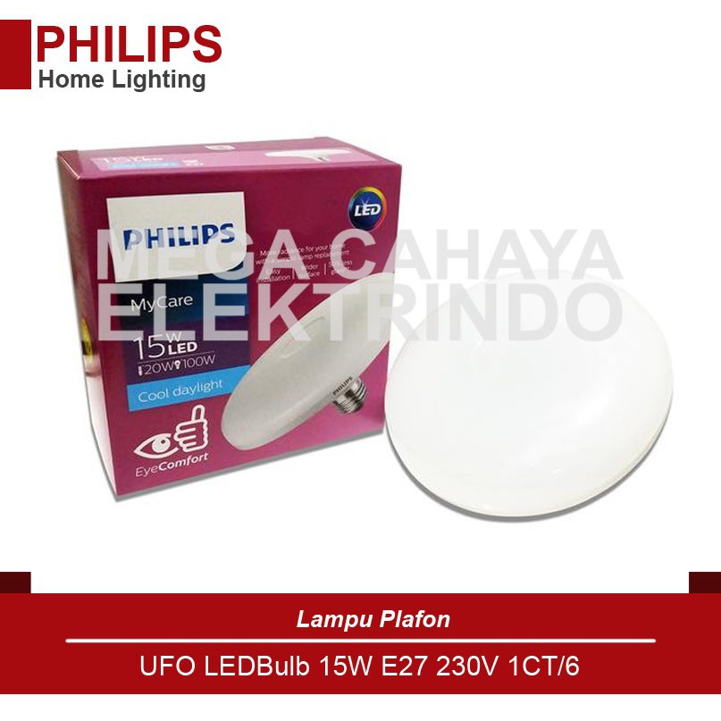 PHILIPS Lampu LED UFO Ceiling Led Bulb 15W