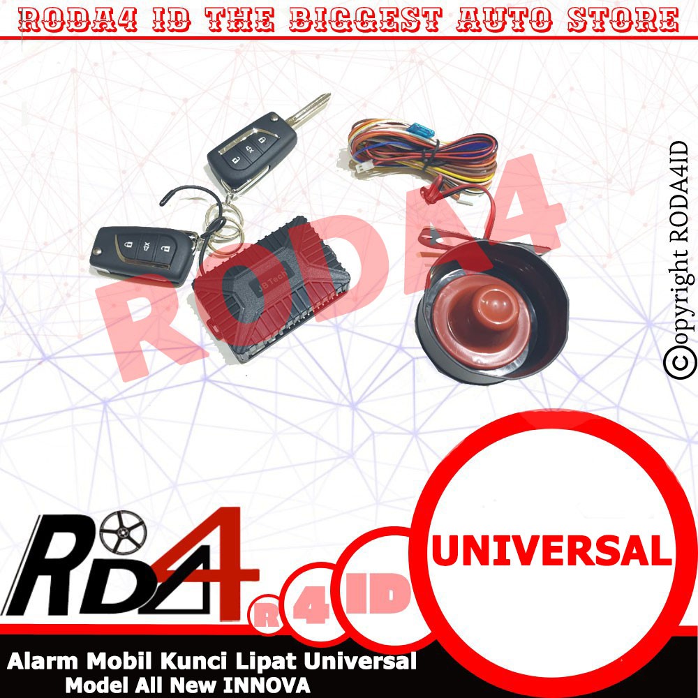 Alarm Mobil / Remote Kunci Lipat Universal Model Kunci All New Innova