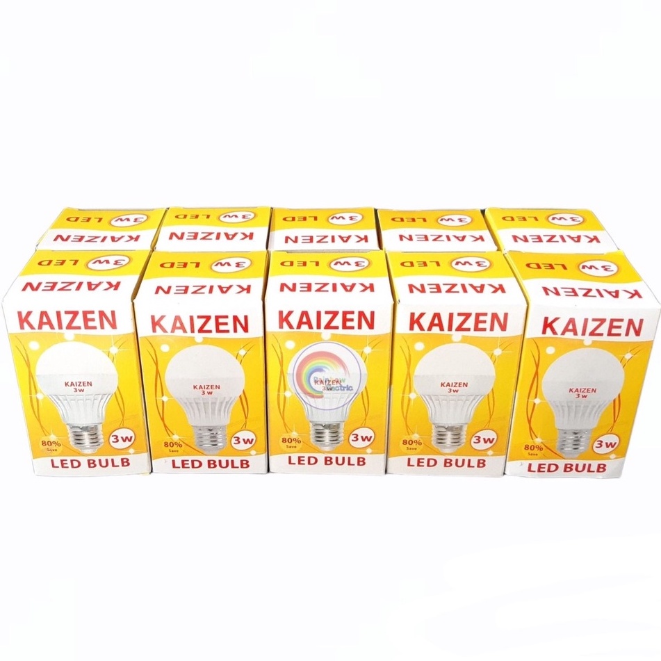 Paket 10 Pcs Kaizen Lampu LED 3 Watt