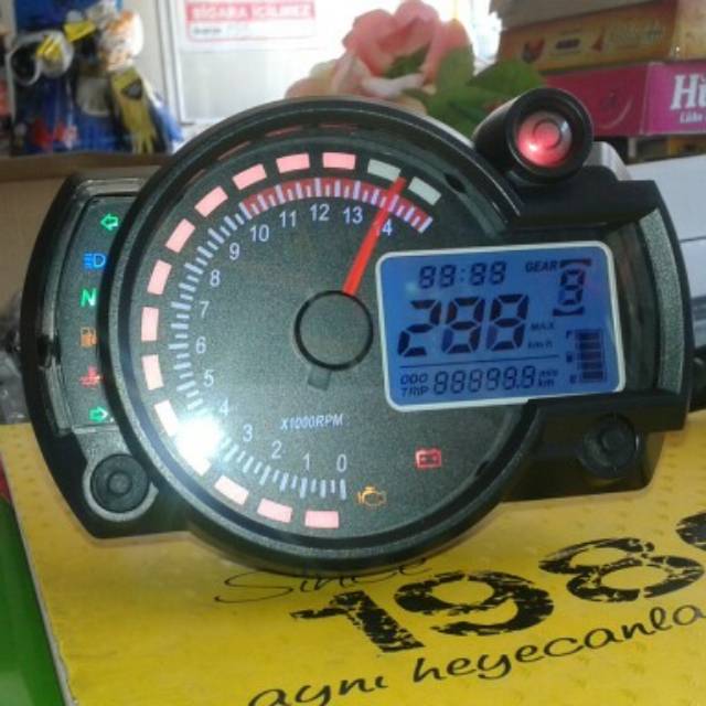 Spedo tachometer adjustable motor 7 warna