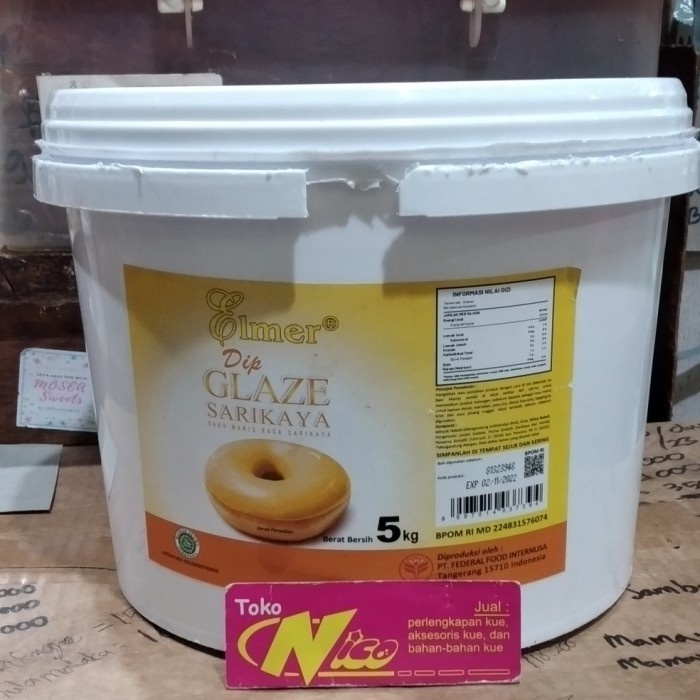 

elmer dip glaze srikaya 1 kg grab gojek