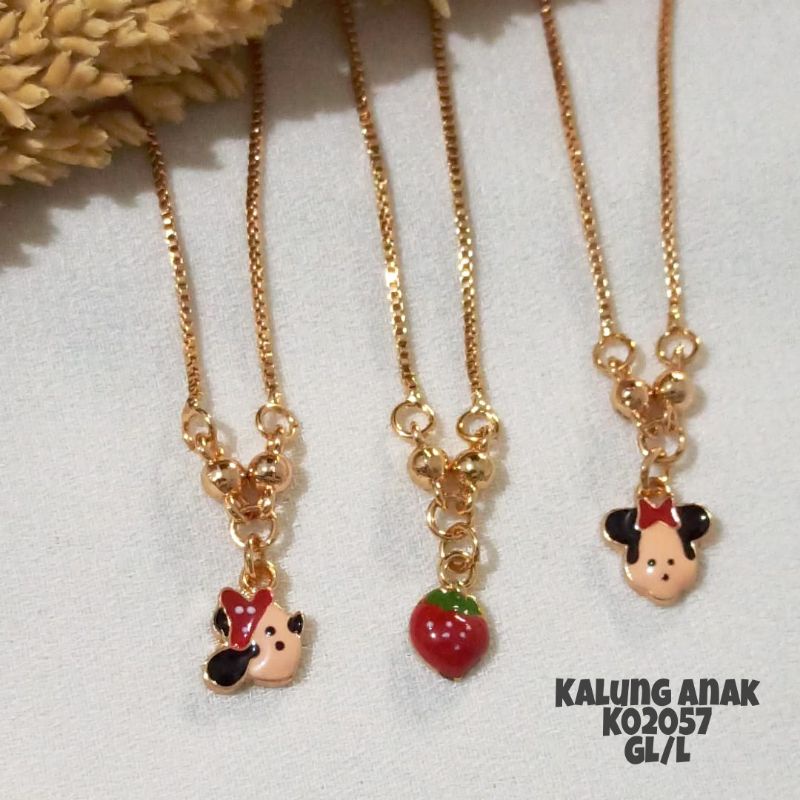 Kalung Anak Koye Karakter Warna 18k K02057