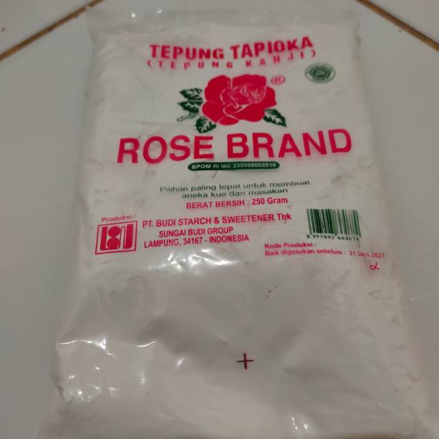 

Tepung tapioka tepung kanji rose brand 250 gram