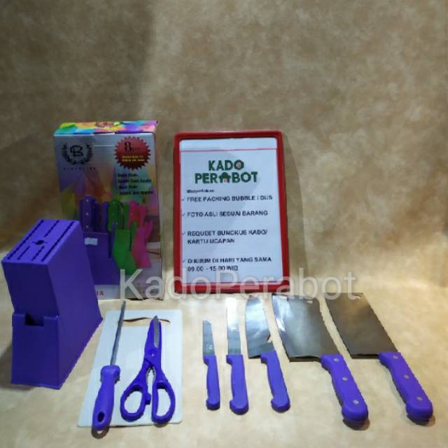 Kado Pisau Set Bravourus isi 8Pcs