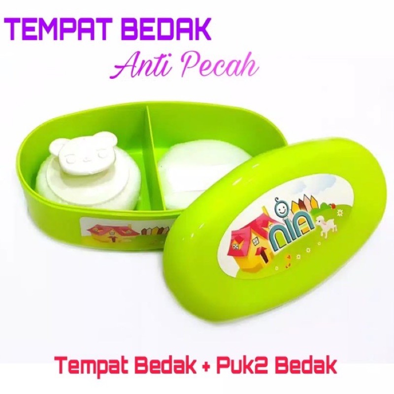 Kotak Bedak Bayi anti pecah / Tempat Bedak Bayi Dinding tebal