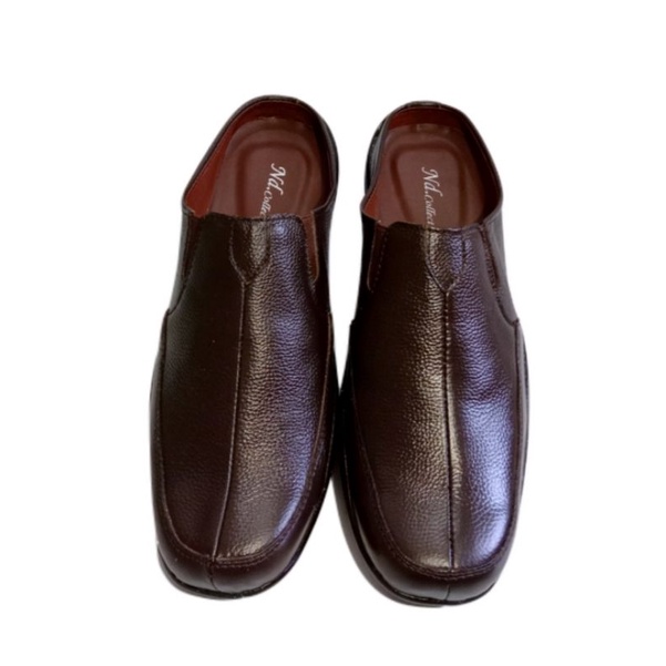 sepatu bustong sandal pria kulit sapi asli terlaris Nd_Elastik