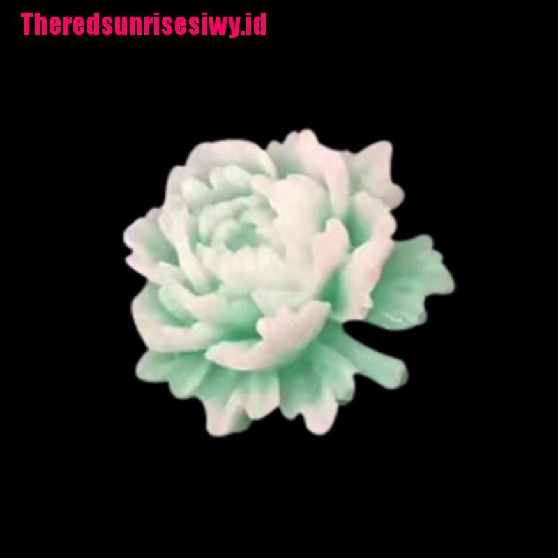 Home &amp; Living% Cetakan Kue / Sabun Bentuk Bunga Mawar Bahan Silikon