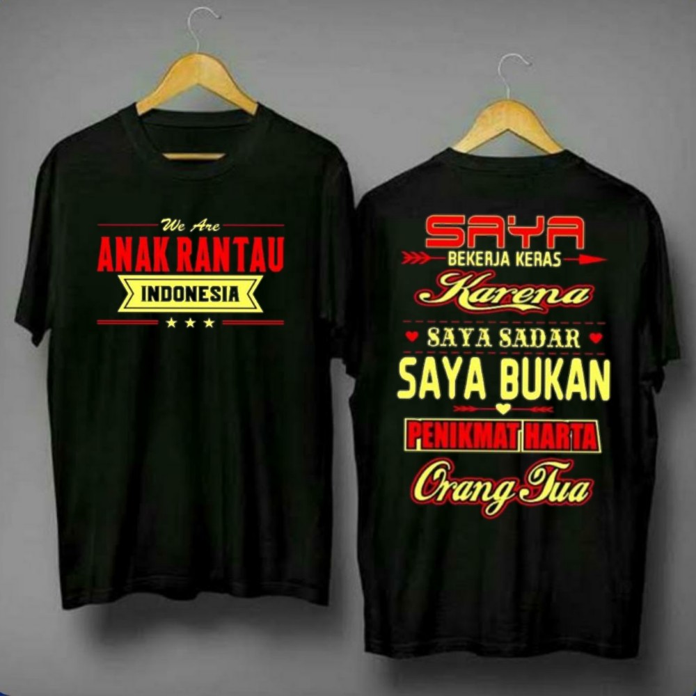 BAJU TSHIRT KAOS  DISTRO WE ARE ANAK  RANTAU  KAOS  COWOK 