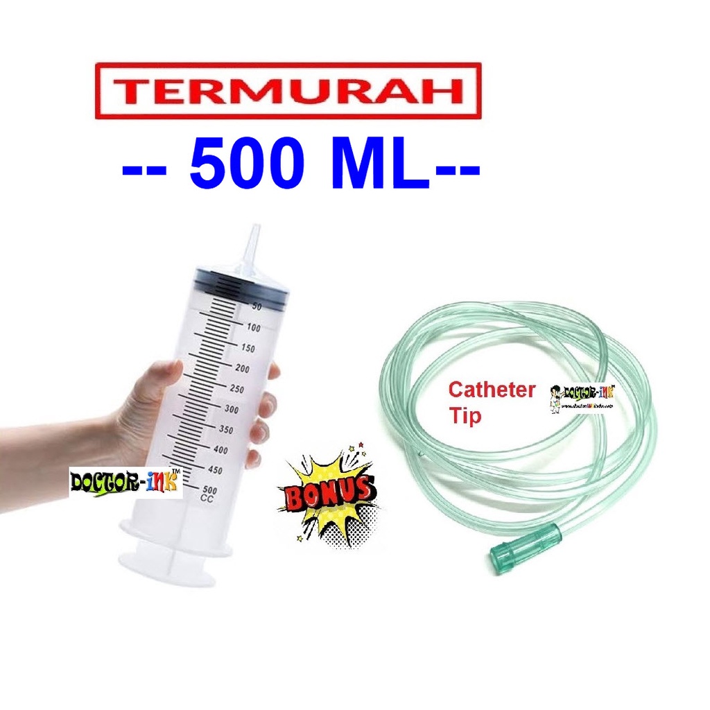 Spuit/Suntikan/Syringe/Spet Burung/Suntikan Hidroponik/SpetJumbo/Spet Besar/Suntikan Hewan 300 ml