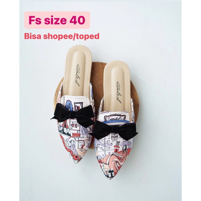 ittaherl “joy mules rouge” size 40