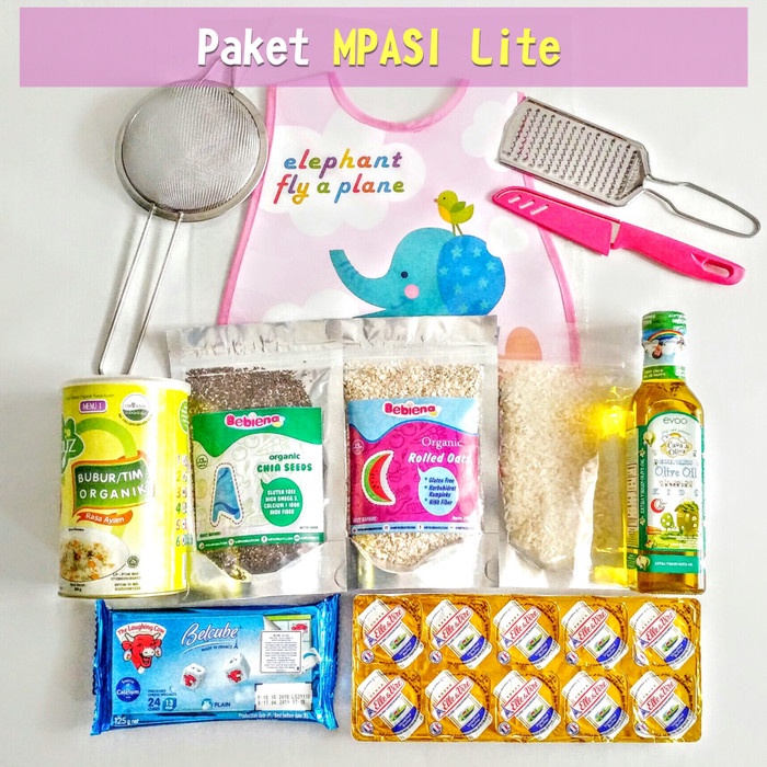 Paket Mpasi 6 Bulan (Bahan Dan Alat Mpasi)
