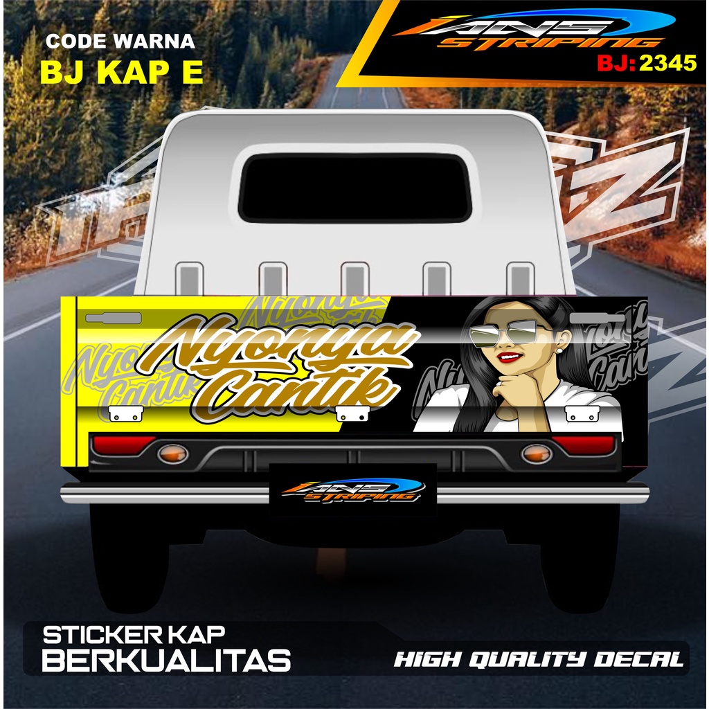 STICKER DECAL BAK BELAKANG GRANMAX / STICKER VARIASI GRANMAX PICK UP / DECAL STIKER CARRY PICK UP / STIKER VARIASI PICK UP L300