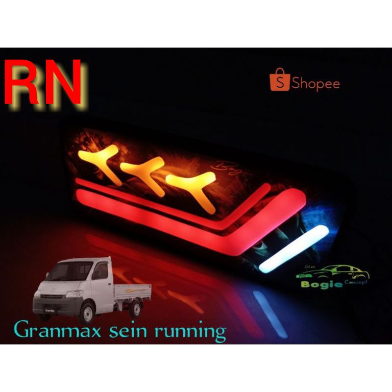 LAMPU REM/STOP LAMP LED CUSTOM DAIHATSU GRANMAX PICK UP VARIASI SEIN RUNNING KARAKTER