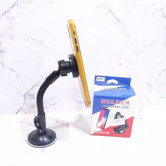 Promo Terbaru!!! Stand Holder Mobil HC-01 Model Leher Angsa Magnet Untuk Di Hp Bisa Diputar 360 Derajat Dan Tidak Ribet Saat Digunakan