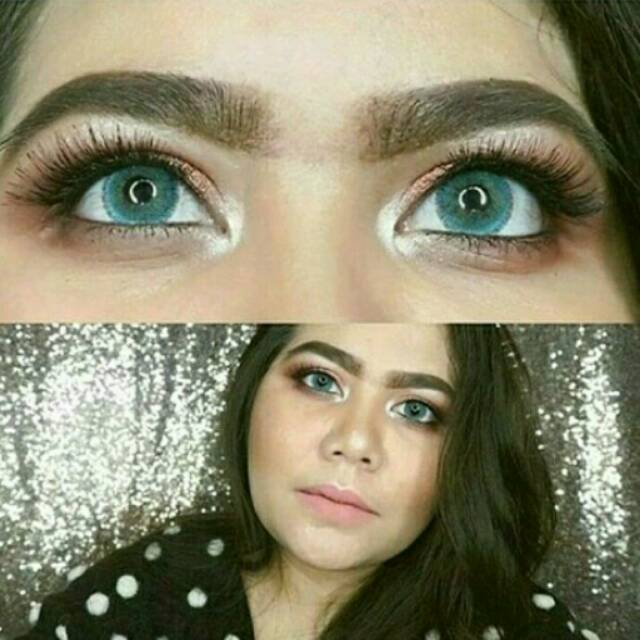 Softlens biru / softlens minus / softlens / softlens blue / softlens duban/ softlens import