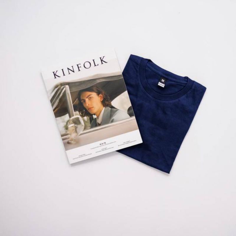 Kaos Polos Biru Navy
