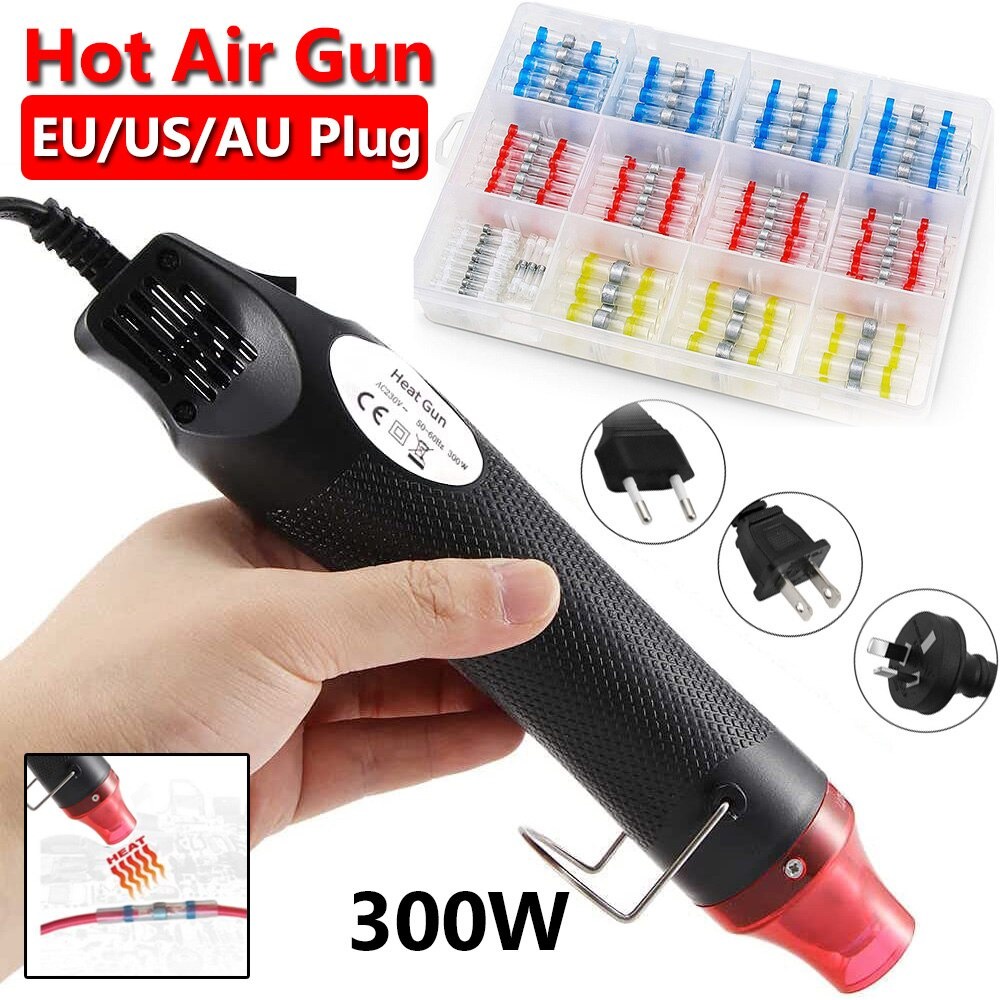 Solder Uap hot gun Pemanas Heat Gun Hot Air Vinyl 220V 300W - QST-220