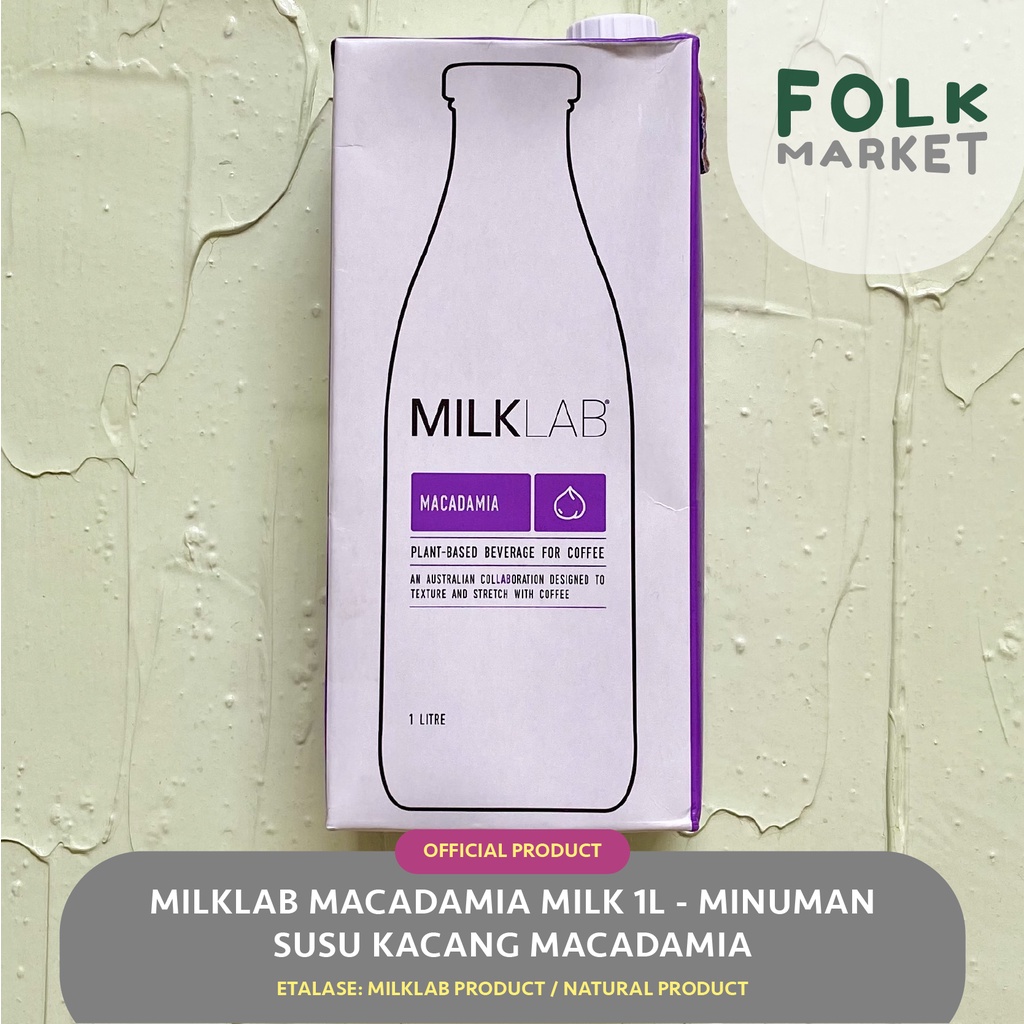 

MILKLAB Macadamia Milk 1L - Susu Kacang Macadamia Australia