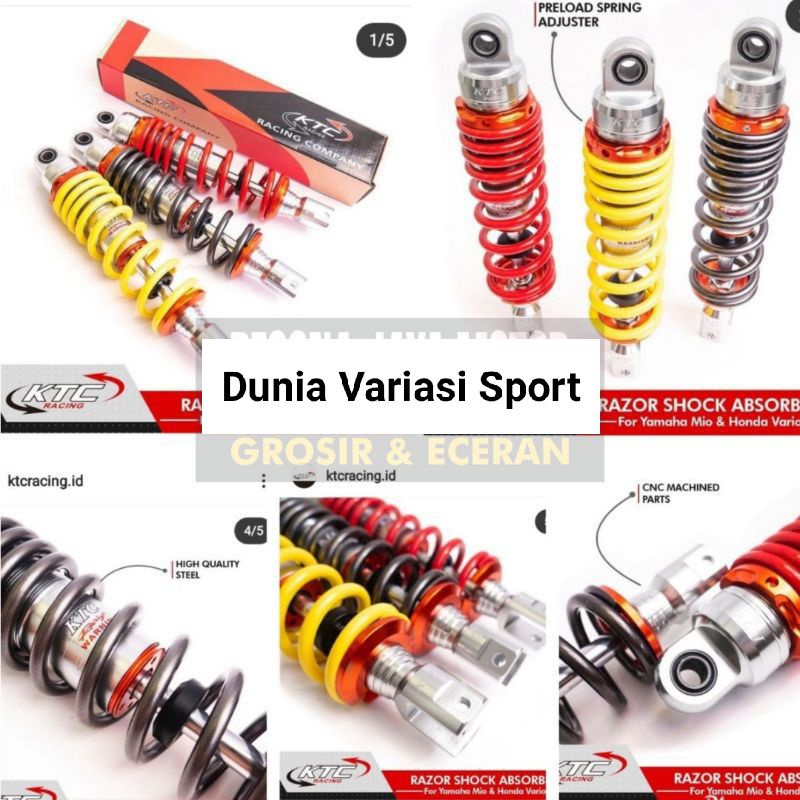 Shock KTC Shock Belakang Ktc Original Vario,vario125,150,Beat,Scopy,Mio,Mio j,Mio