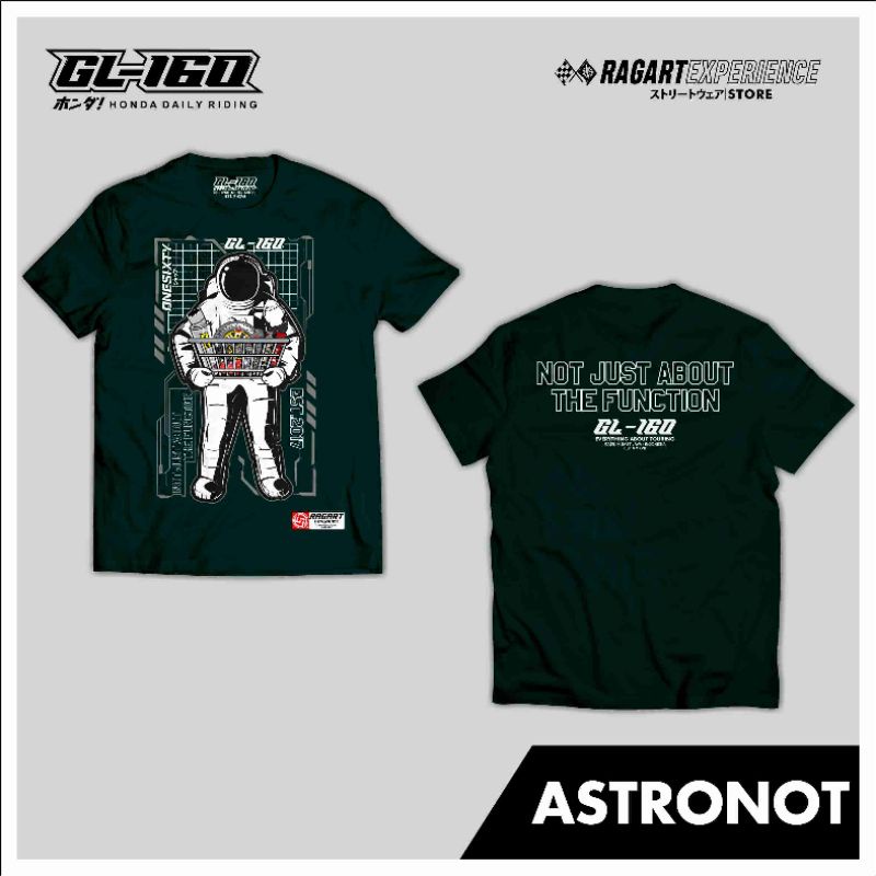KAOS GL 160 ASTRONOT PENDEK HIJAU BOTOL / KAOS MEGAPRO / KAOS HEREX