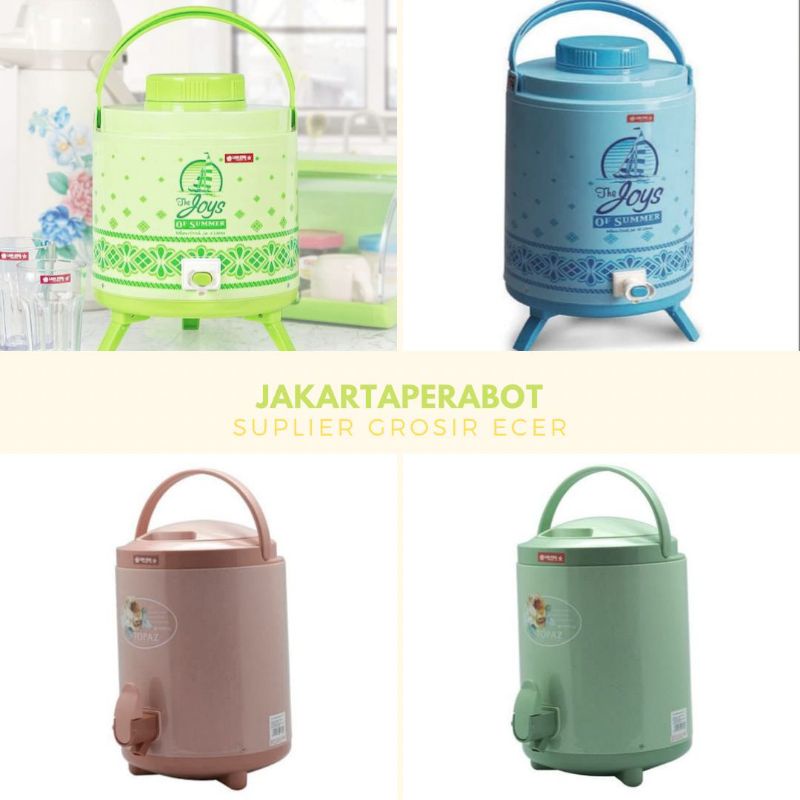 LION STAR - Milano / Sahara Drink Jar 6 8 10 12 Liter / Water Dispenser Air Hot n Cool / Tempat Minum Panas Dan Dingin / Tempat Wadah Air Isi Ulang