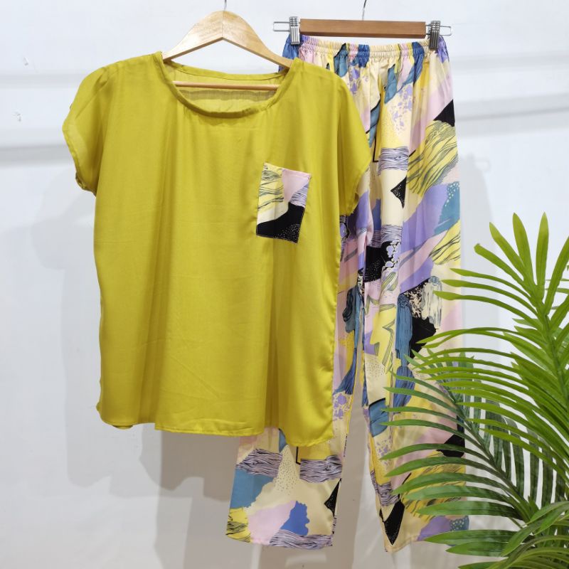 BABYDOLL RAYON PANJANG| BABYDOLL MURAH | BAJU RUMAHAN-Panjang 14