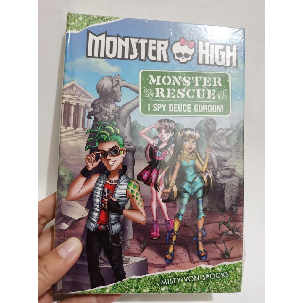 HC Teen Novel Monster High Monster Rescue I Spy Deuce Gorgon Import book