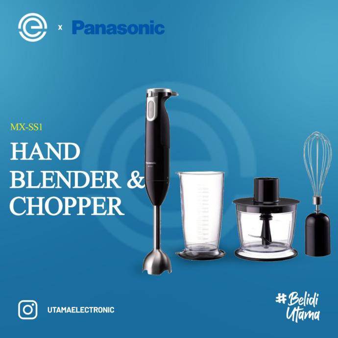 Panasonic Hand Blender & Chopper Mx-Ss1 - Promo 
