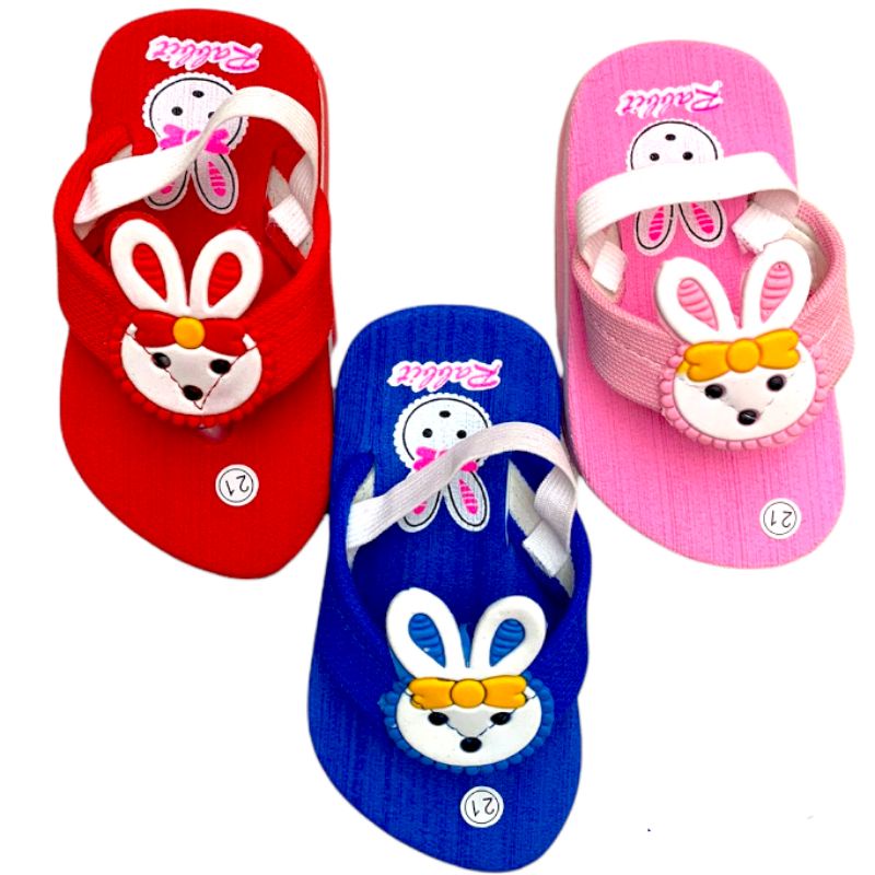 Sepatu / Sandal Baby Kepala Kelinci Size 10 - 30 Bulan unisex ( cewe / cowo )